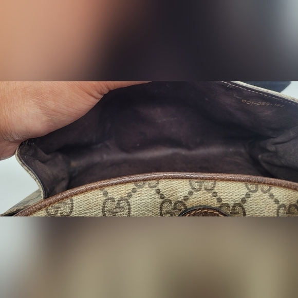 Rare Vintage GUCCI GG Supreme Crossbody Shoulder Clutch Bag 001 059 1923​​​ - Picture 6 of 12